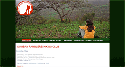 Desktop Screenshot of durbanramblers.co.za